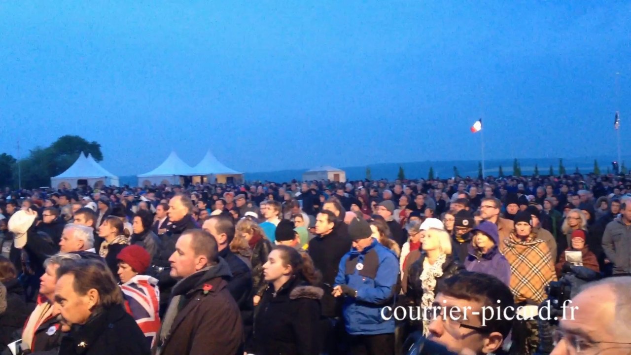 Dawn service à Villers Bretonneux - Anzac Day 2014