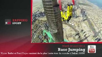Zap'Sport : Du Base Jump depuis la plus haute tour du monde