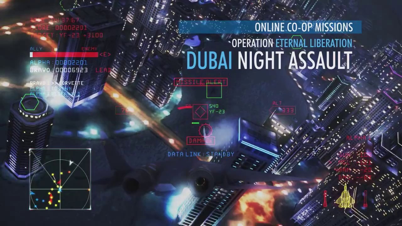 Ace Combat Infinity - Mission notice