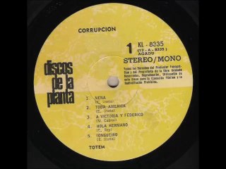 Totem "Corrupcion"1973 URU Psych Rock