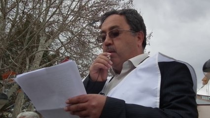 AFŞİN MISIR İDAMLARI PROTESTOSU-EĞİTİM BİR SEN-HALİL DEMİR