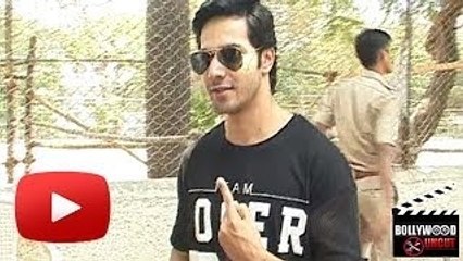 Varun Dhawan Casts His VOTE | Lok Sabha Elections 2014