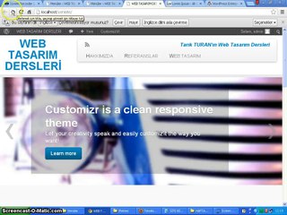 089 - Wordpress menü oluşturmak,yönetim paneli 2