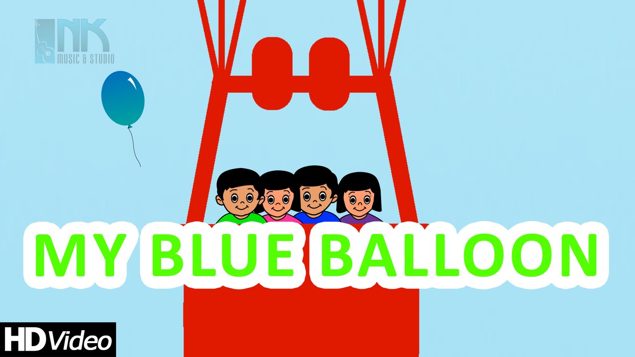 My Blue Balloon - Nursery Rhymes - Color Song for Children