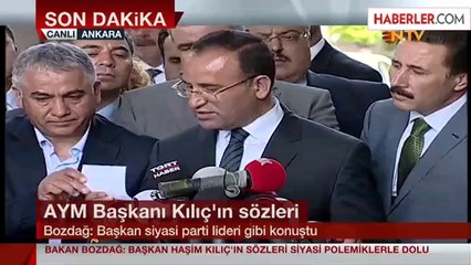 Bozdağ'ın Basın Açıklamasında Mektup Krizi