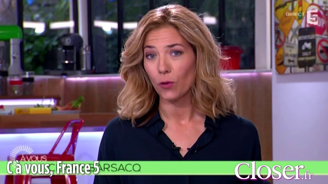 C à vous : les jambes de Claire Barsacq font le buzz