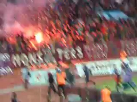 23η ΑΕΛ-ΑΡΗΣ 1-1 2008-09 Γκολ Ζουράφσκι από την κερκίδα