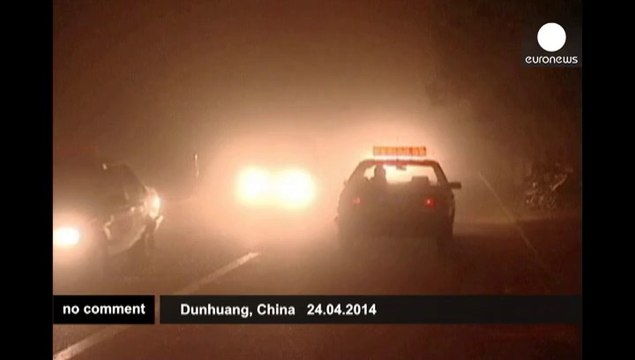 Massive sandstorm sweeps through China