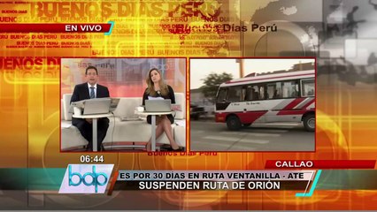 Conductores de la línea Orión acatan sanción de 30 días en el Callao