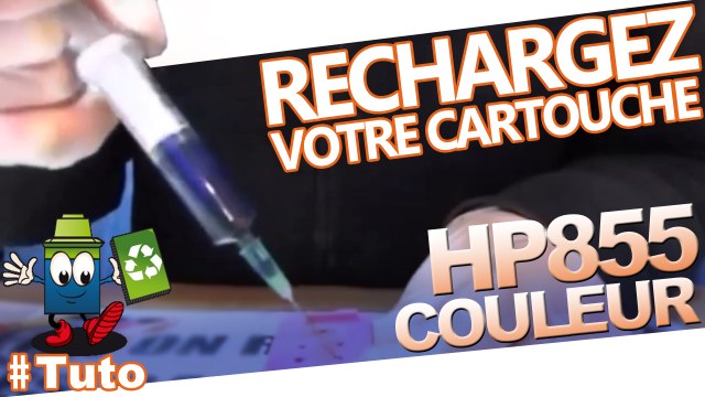 Comment recharger une cartouche d'encre HP 855