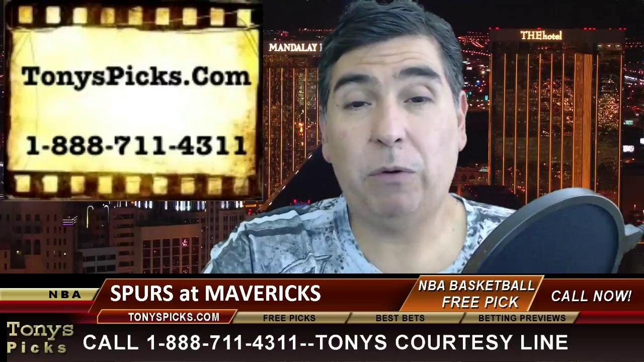 NBA Playoff Odds Game 3 Dallas Mavericks vs. San Antonio Spurs Pick Prediction Preview 4-26-2014