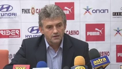 Ολ. Βόλου-ΑΕΛ 2-1 2009-10 Κύπελλο Δηλώσεις προπονητών