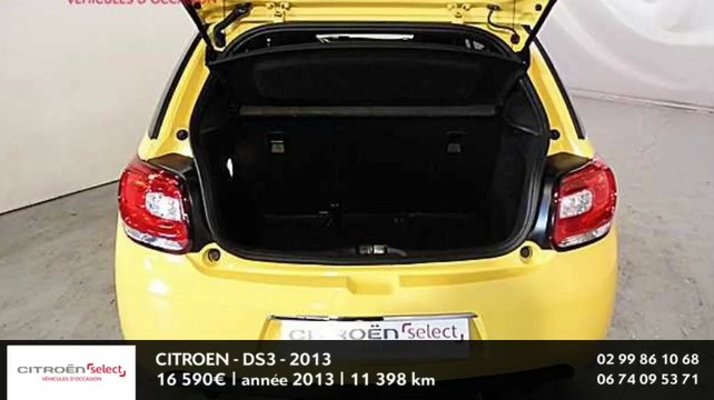 Annonce Occasion CITROEN DS3 e-HDi 90 Airdream So Chic 2013