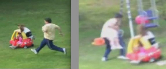 L'énorme sprint d'un père de famille pour sauver son bébé !