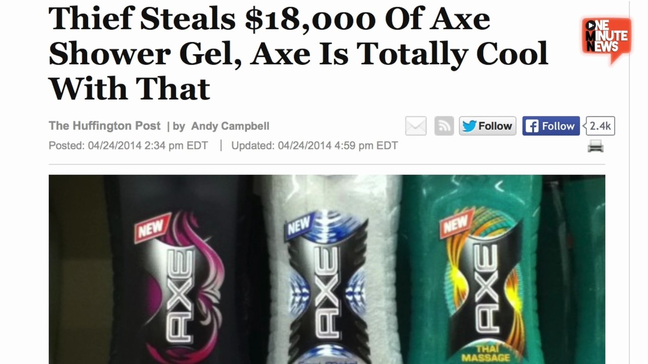 The Great Axe Shower Gel Heist Of 2014