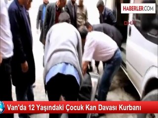 Van'da 12 Yaşındaki Çocuk Kan Davası Kurbanı Oldu