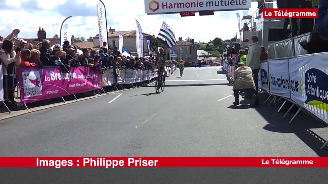 Tour de Bretagne cycliste. L'arrivée à Clisson