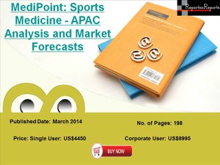 Asia Pacific Sports Medicine Market 2020