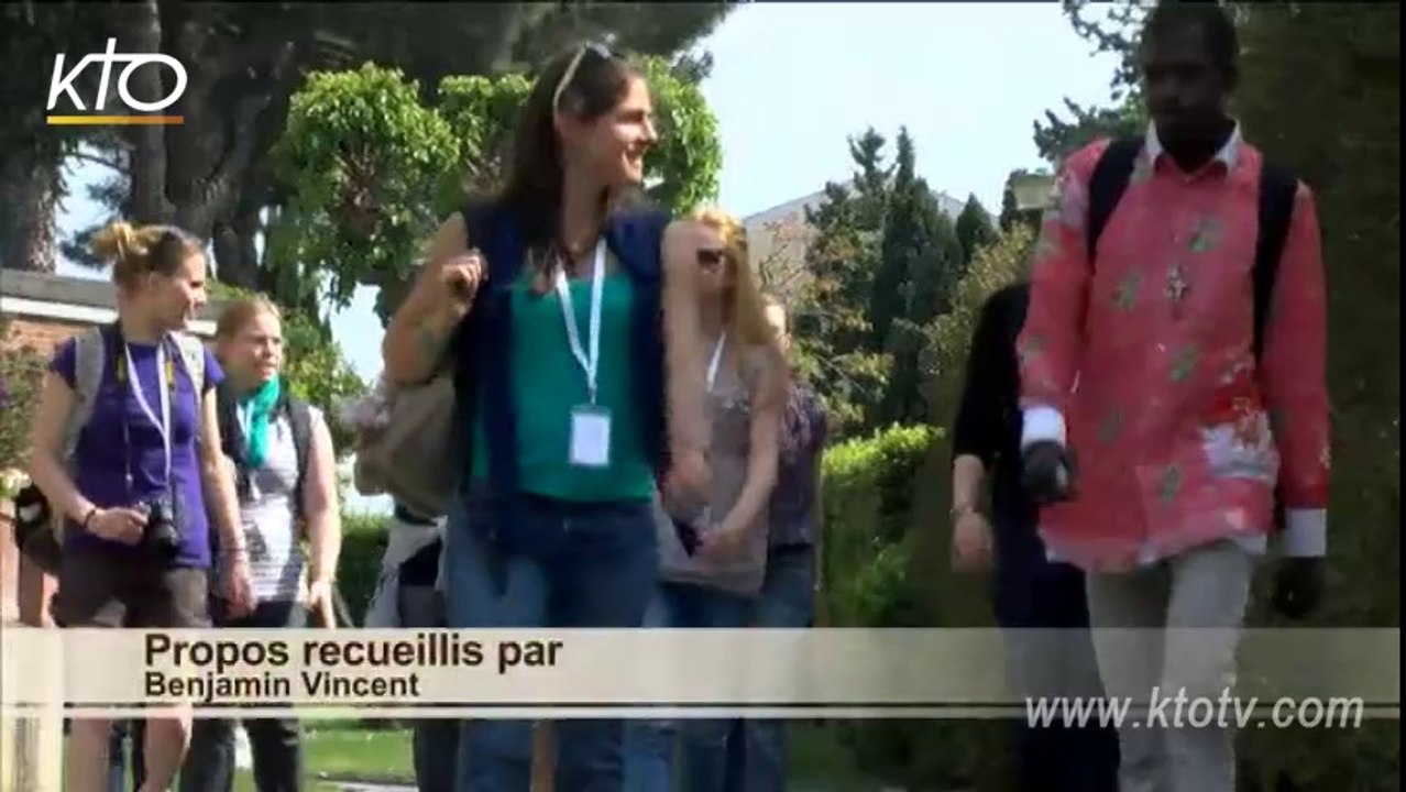 Les pélerins belges à Rome