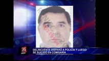 Chincha: delincuente disparó a policía y luego se suicidó dentro de comisaría