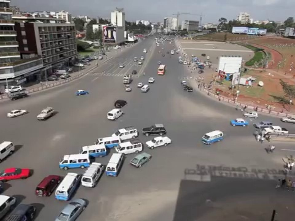Worlds Scariest Road - Meskel Square, Addis Abeba, Ethiopia