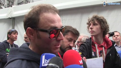 Alejandro Valverde avant Liège Bastogne Liège 2014