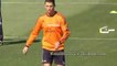 Cristiano Ronaldo and Gareth Bale in training - Real Madrid