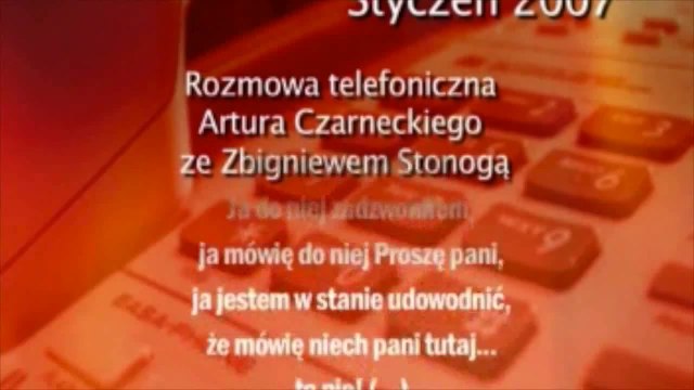 Zbigniew Stonoga lista złodziei z Wiejskiej - Pełny film