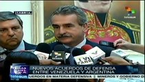 Venezuela y Argentina establecen importantes acuerdos de defensa