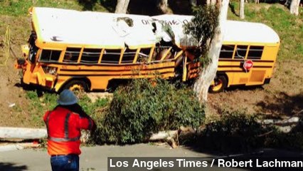 Driver, 11 Students Hurt In Calif. School Bus Crash