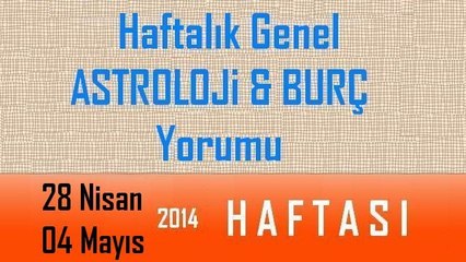HAFTALIK GENEL YORUM 28 Nisan - 04 Mayıs 2014 Haftası Astroloji uzmanı Demet Baltacı