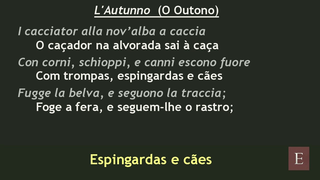 Vivaldi: O Outono (Análise de As Quatro Estações)