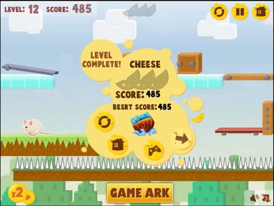 Cheese Adventure level 12
