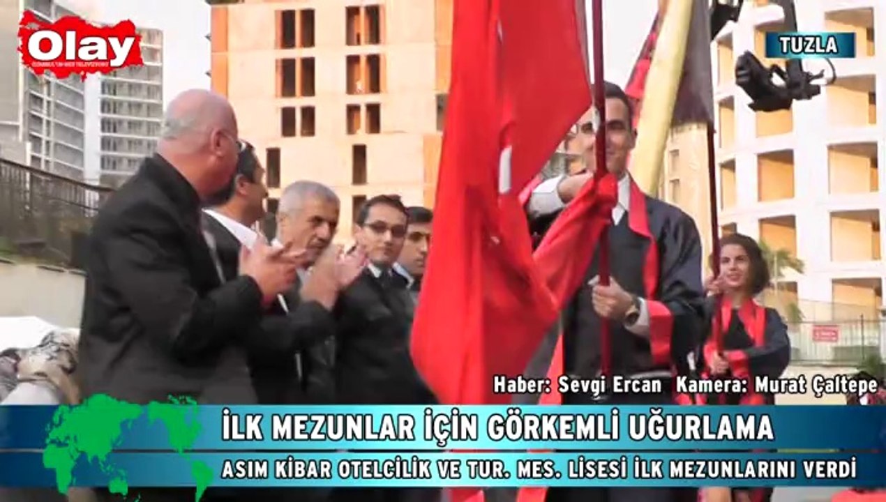 ASIM KİBAR OTELCİLİK TURİZM MESLEK L. İLK MEZUNLARINI VERDİ