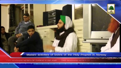 Madani News 30 March - Madani Activities Of Lovers Of The Holy Prophet in Norway