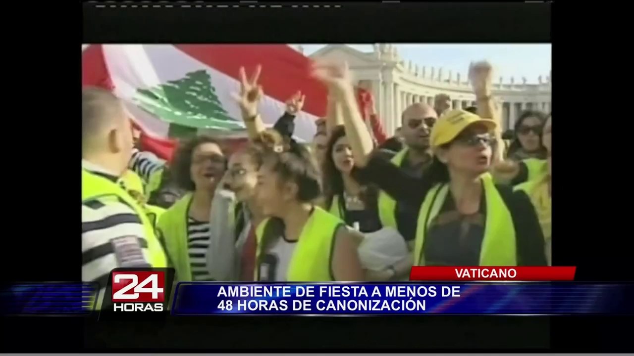 Ambiente de fiesta en el Vaticano por canonización de Juan Pablo II y Juan XXIII