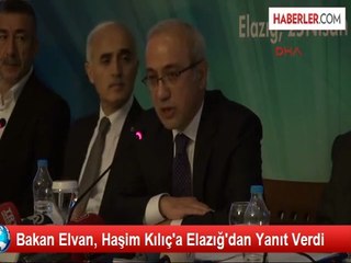 Bakan Elvan'dan Hilmi Kılıç'ın Konuşmasına Tepki