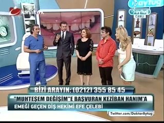 Dr. Aytuğ Programı Muhteşem Değişim Bölümü - Dt. Efe ÇELEBİ - Konuk Keziban Hanım'ın dişlerinde muhteşem değişim!