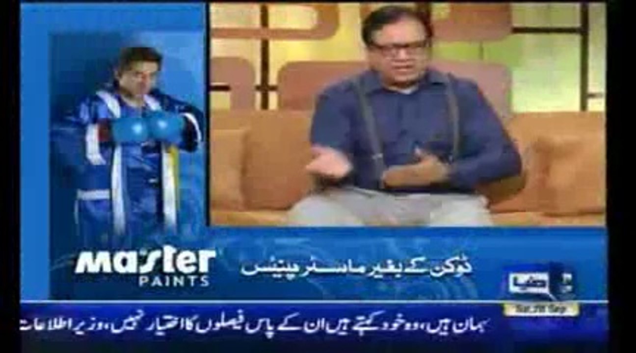 Hasb e Haal 19th January 2014 , Dunya News Azizi Hasb-e-Haal Full Show_clip10