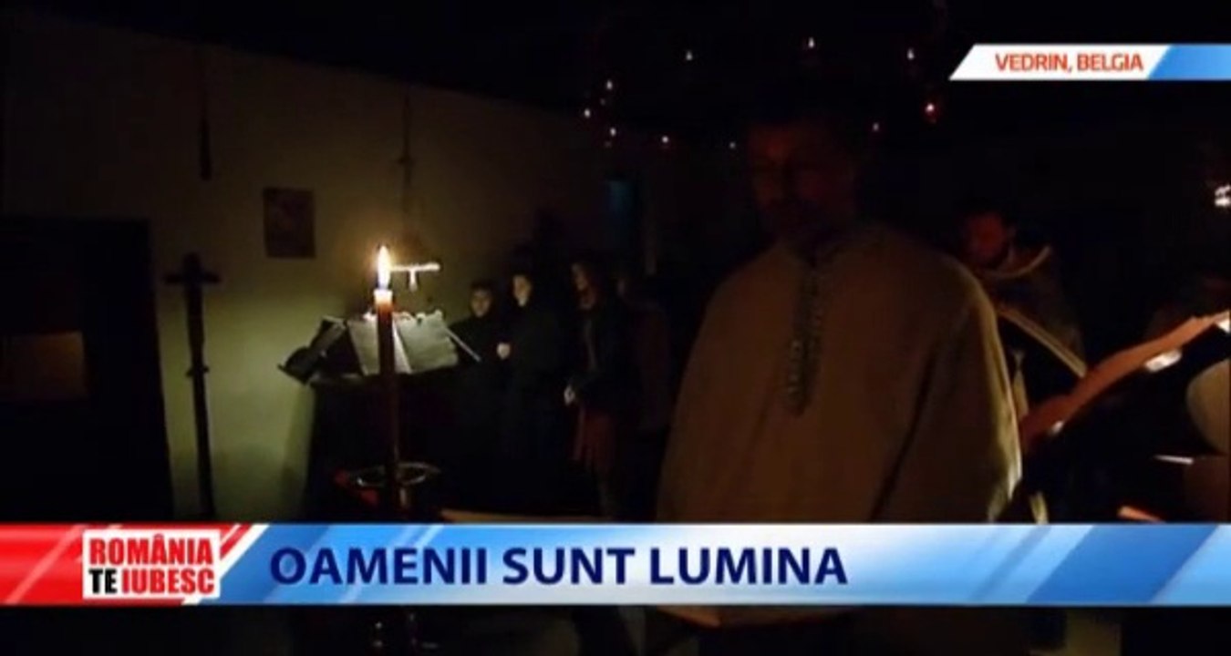 ROMANIA, TE IUBESC - fragment din editia de Pasti, 2014, cu pr. CIPRIAN GRADINARU din Belgia, Ierom. ILARION DAN etc.