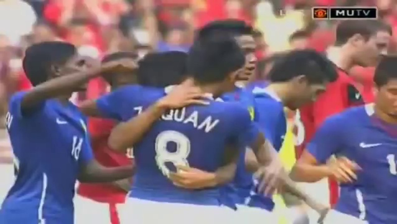 Malaysia XI vs Manchester United 2-3 [HD]