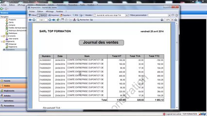 EBP Devis Facturation Open Line : Les échéanciers et statistiques