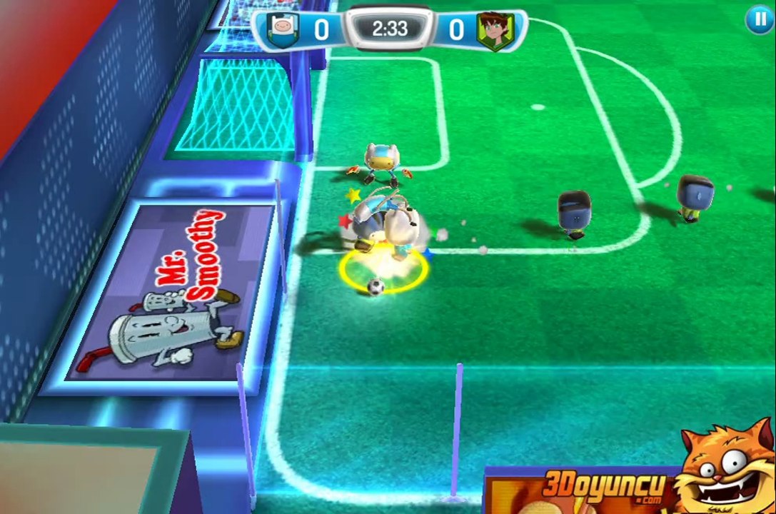 3D Cartoon Network Online Futbol - 3D Çizgi Film Oyunları