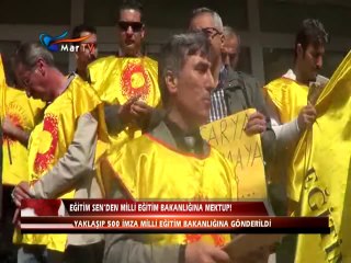 EĞİTİM SENDEN MİLLİ EĞİTİM BAKANLIĞINA MEKTUP