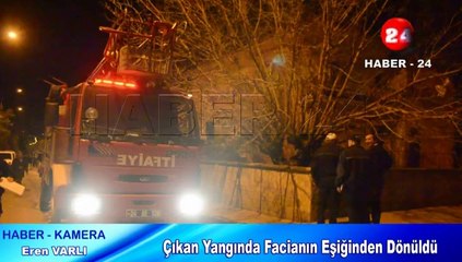 Çıkan Yangında Facianın Eşiğinden Dönüldü