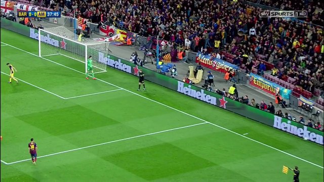 Barcelona vs Atletico Madrid (UEFA Champions League 2013/14 Quarter Final 1st Leg) - 1st Half