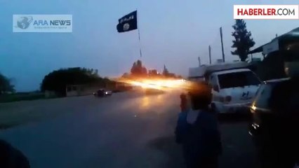 Işid, Süleyman Şah'a Giden Askeri Konvoyun Görüntülerini Paylaştı