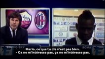 Quand Mario Balotelli remet en place la TV italienne