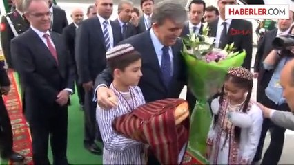 Cumhurbaşkanı Gül Türkmenistan'da