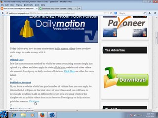 How to make money from daily motion videos in Urdu